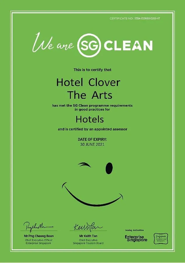 Hotel Clover The Arts Singapore 3*,